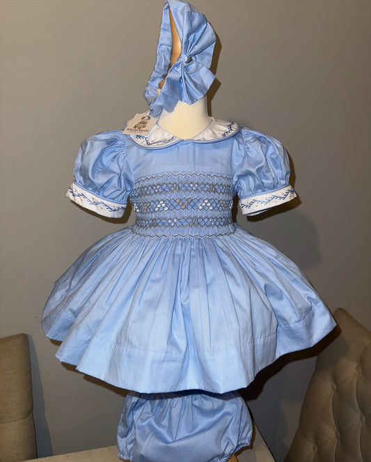Blue smock dress